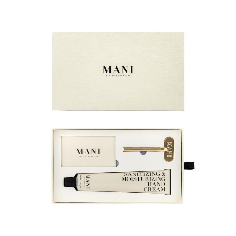 mani sanitizing & moisturizing hand cream set