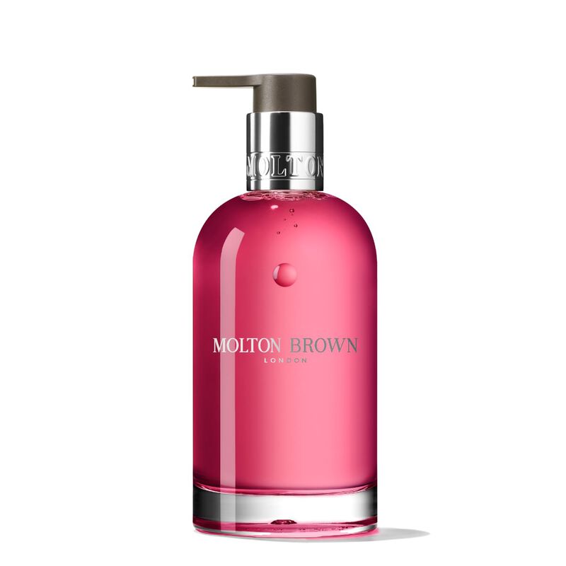 molton brown fiery pink pepper fine liquid hand wash glass bottle
