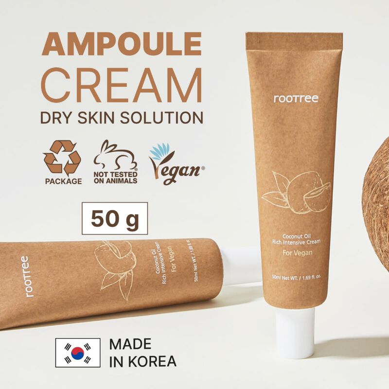 rootree coconut oil rich intensive cream