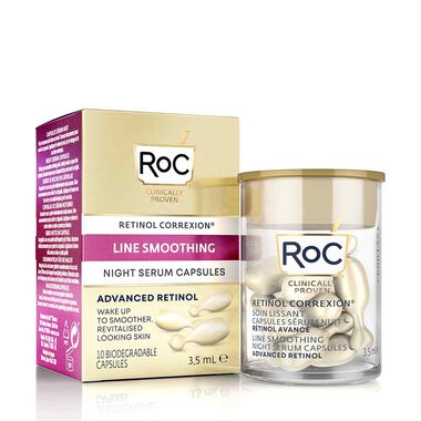 faces retinol correxion line smoothing night serum