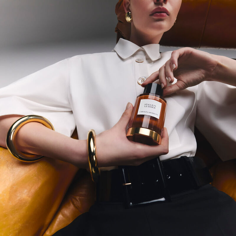 carolina herrera stallion leather