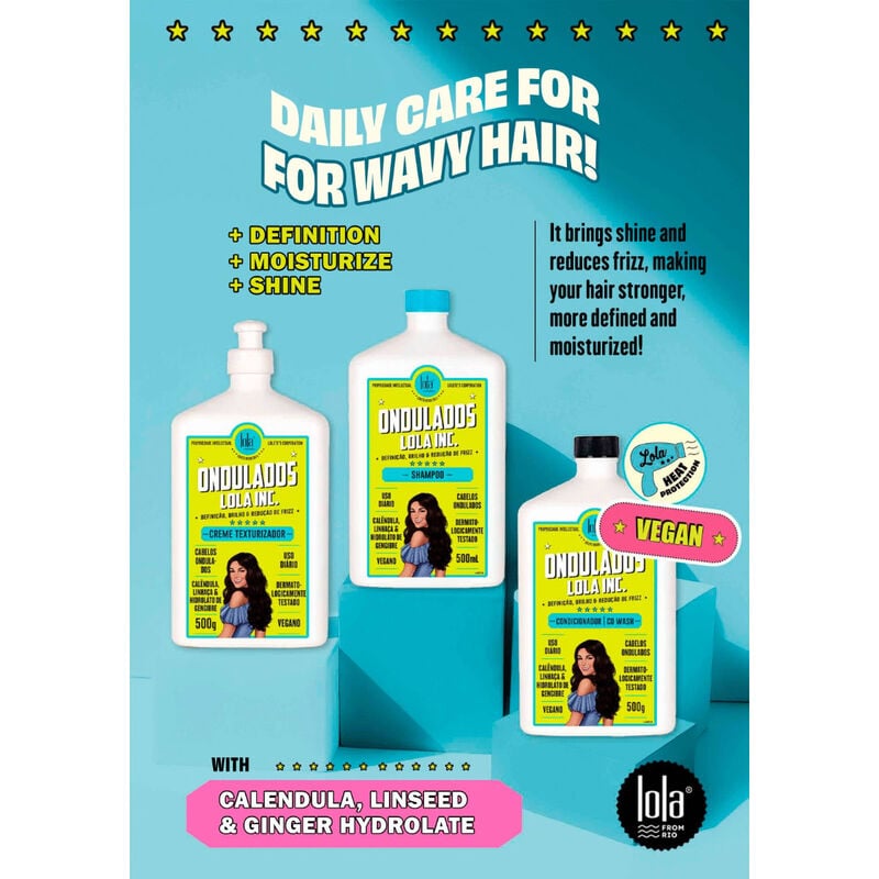 لولا فروم ريو أندولادوس بلسم كوواش مرطب للشعر المموج
