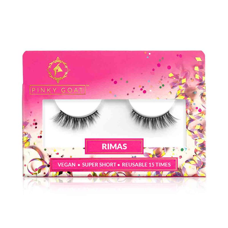 pinky goat rimas vegan faux mink lashes