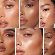 faces luminosity in rose quartz