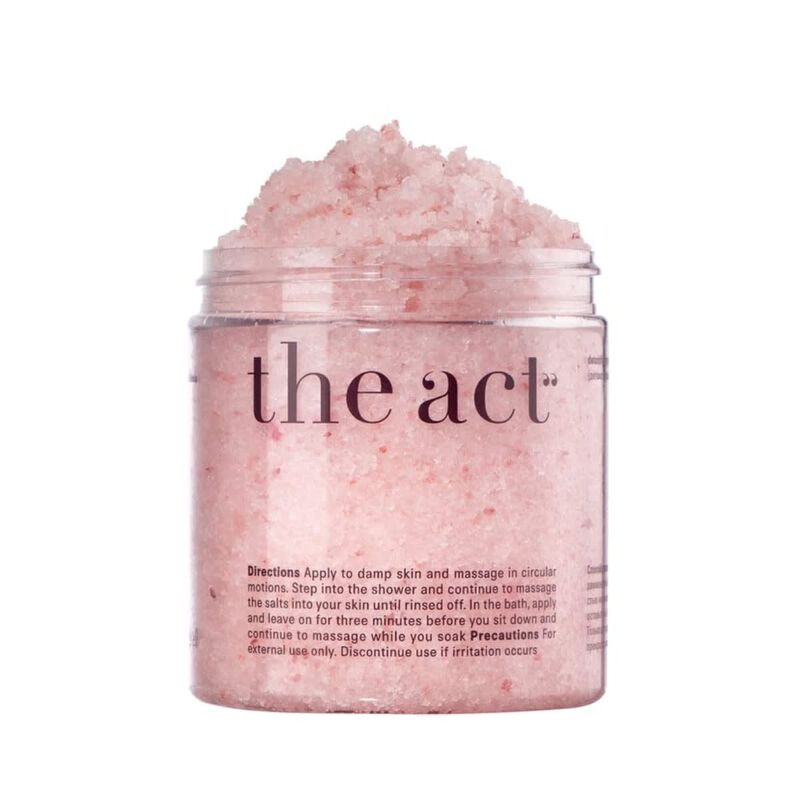 the act detoxifying leg scrub & bath soak
