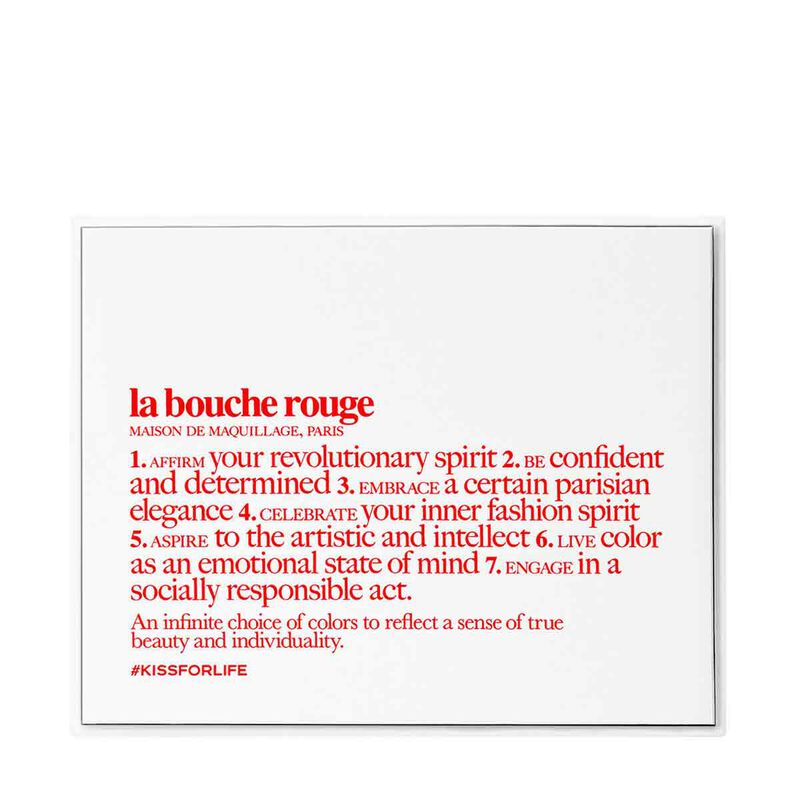 لا بوش روج، باريس علبة أحمر الشفاه من الجلد الفاخر وقابلة لإعادة الملء