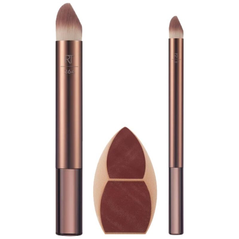 real techniques makeupsaver sponge + brush trio