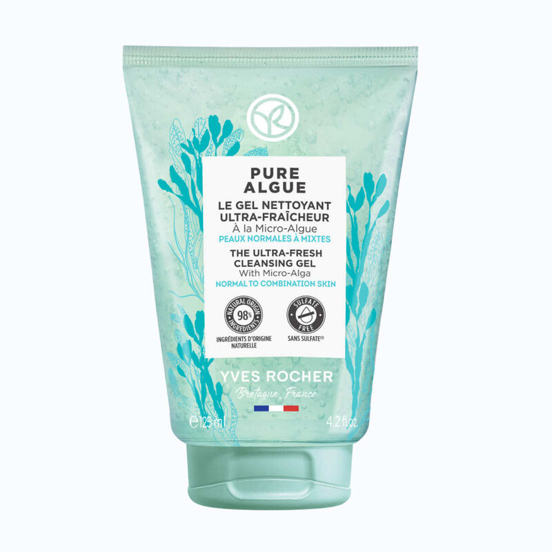 yves rocher pure algue the ultrafresh cleansing gel 125ml