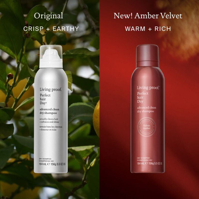 living proof velvet amber advanced clean dry shampoo