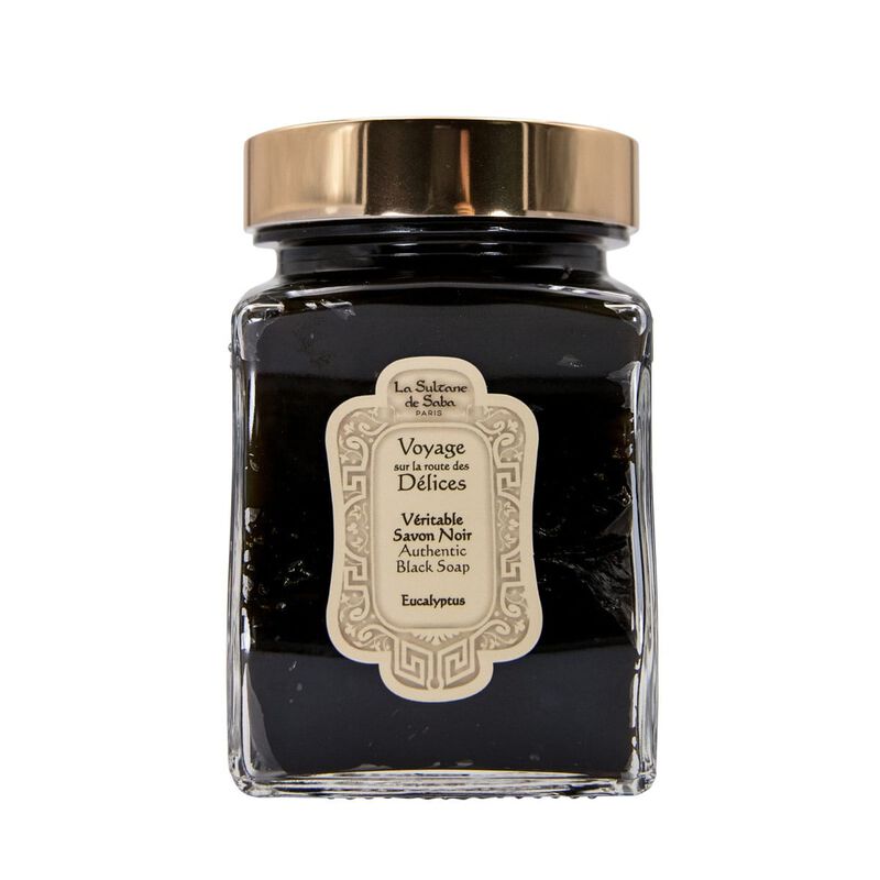 la sultane de saba black soap with bio eucalyptus oil
