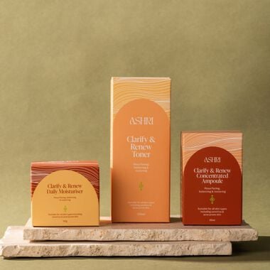 faces clarify   renew trio