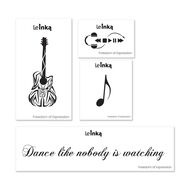 faces مجموعة وشم الموسيقى