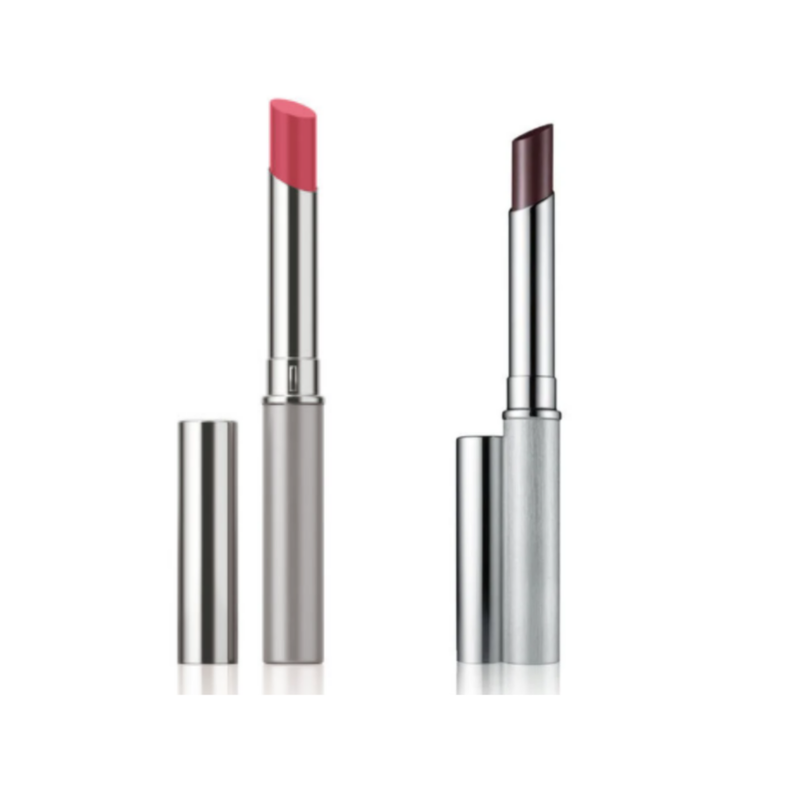 clinique almost lipstick (pink honey) x almost lipstick (black honey)