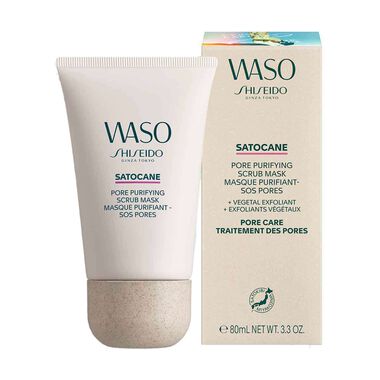 faces waso satocane pore purifying scrub mask 80ml
