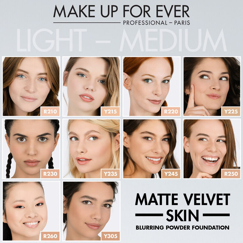 make up for ever matte velvet skin compact powder