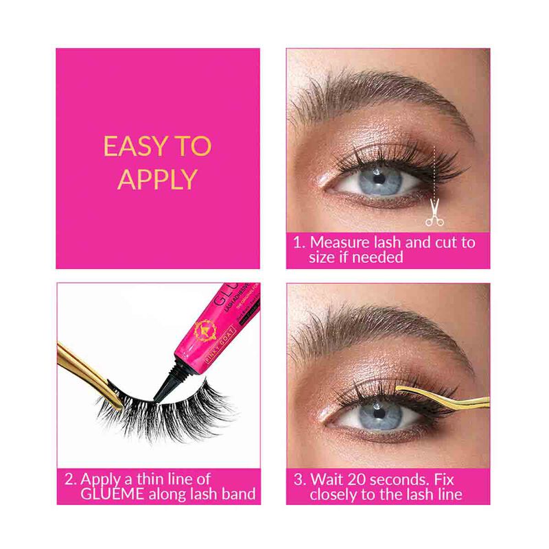 pinky goat elaf vegan faux mink lashes