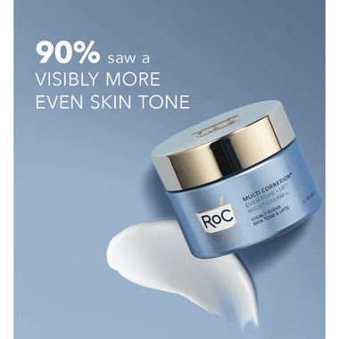 faces multi correxion even tone and lift night cream