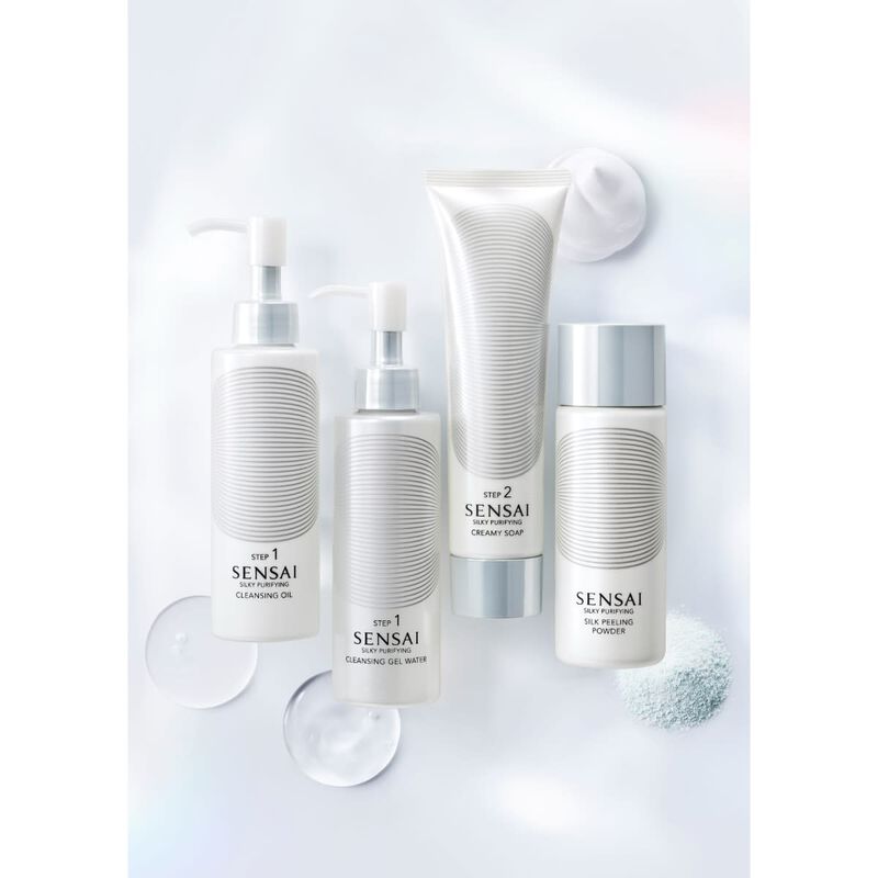 sensai silky purifying cleansing gel water