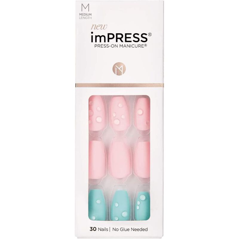 kiss kiss impress nails dew drop kimm06c