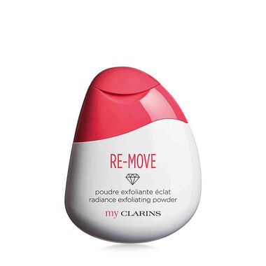faces my clarins re move radiance exfoliating powder