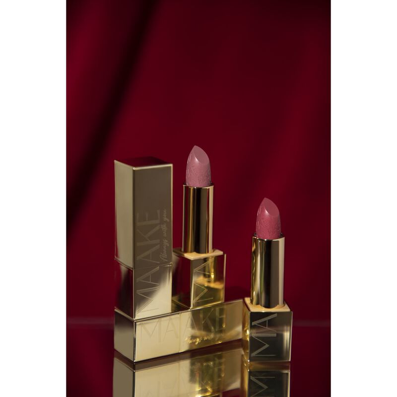 maake beauty metallic shine lipstick