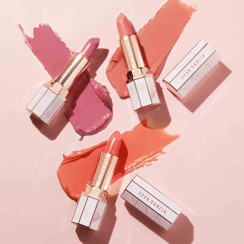 dear dahlia blooming edition lip paradise sheer dew tinted lipstick