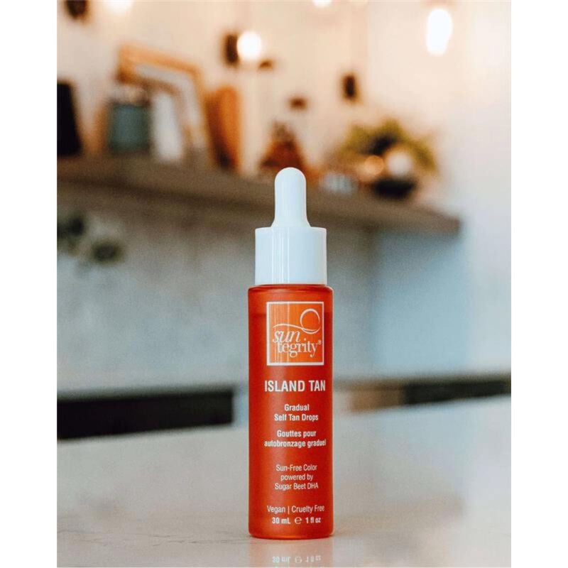 suntegrity island tan gradual self tanning drops