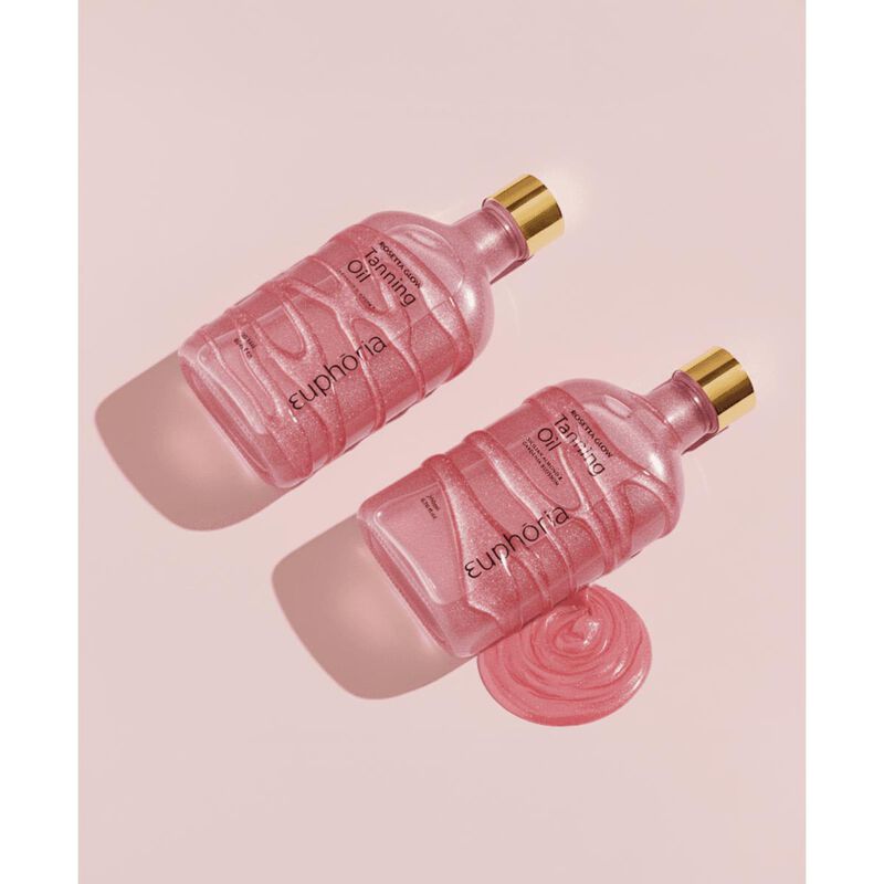 euphoria tanning oil pink rosetta