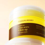 faces collagen glow up gel toner pads