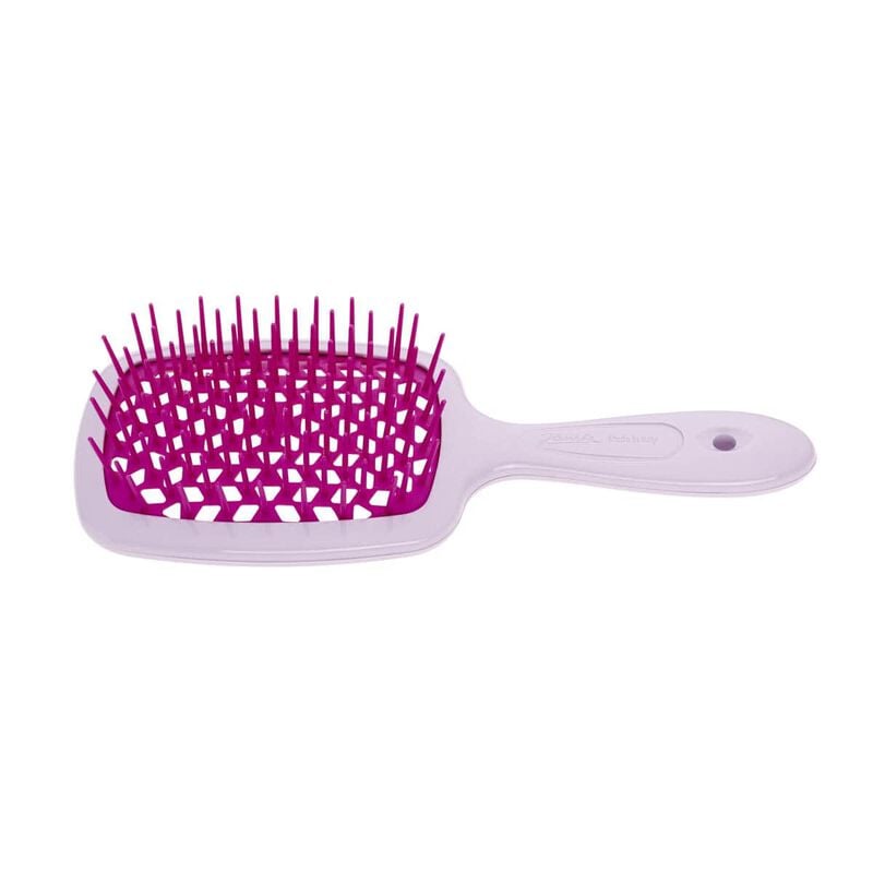 janeke superbrush vented brush with soft pins lila/fuxia
