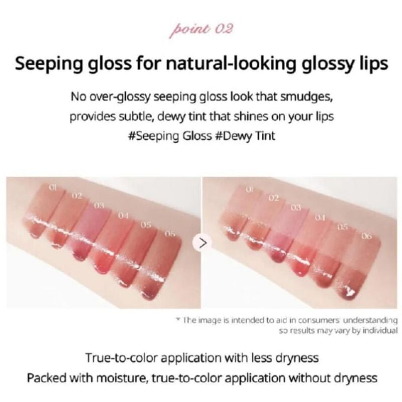 peripera water bare tint 011 hip rose (hip gray)
