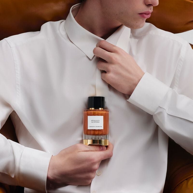 carolina herrera stallion leather