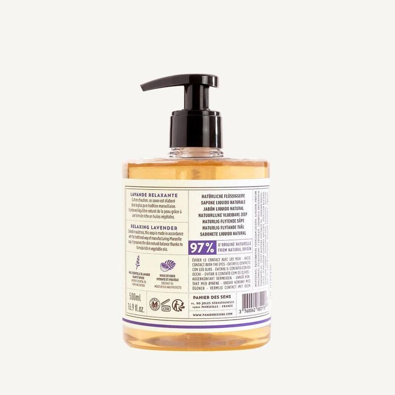 panier des sens essentials lavender liquid marseille soap