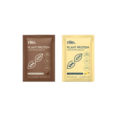 faces plant protein discovery box  3 sachets vanilla  3 sachets choco