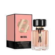 Boss Bottled Beyond for Her faces boss bottled beyond for her