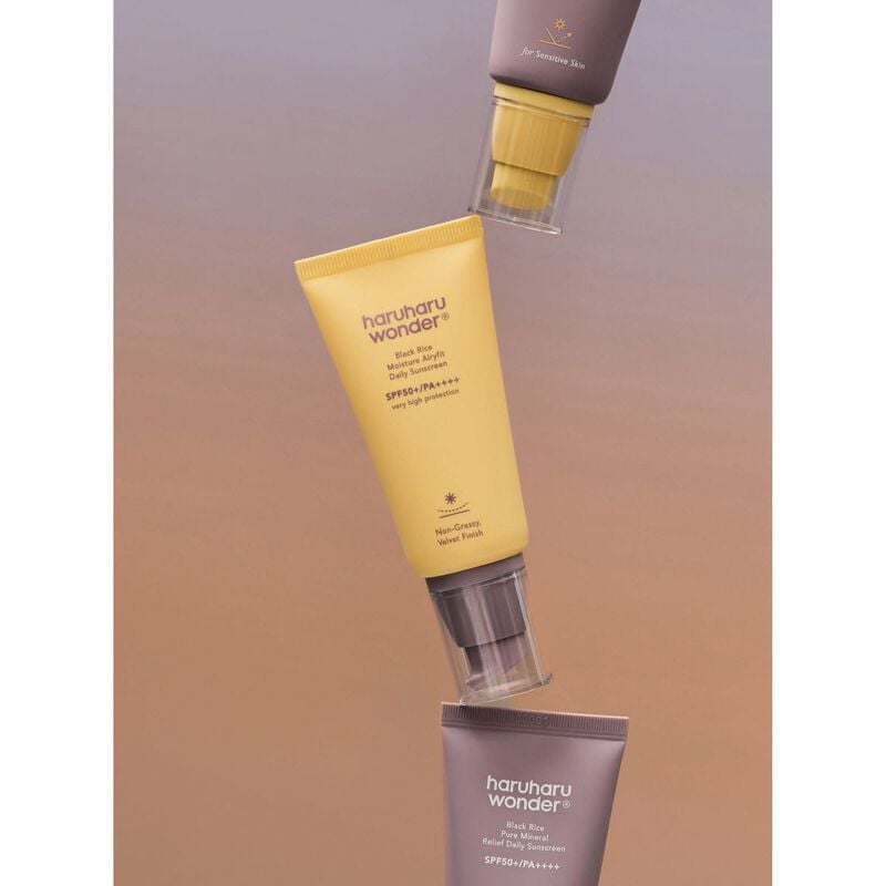 haruharu wonder black rice moisture airyfit daily sunscreen spf50+/pa++++