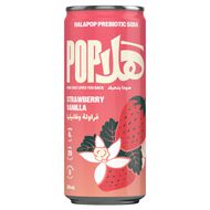 faces صودا بريبايوتيك بنكهة فراولة فانيلا