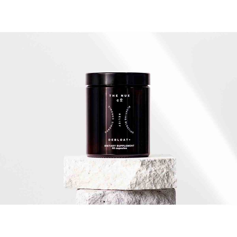 the nue co. debloat + dietary supplement 60 capsules