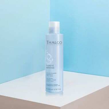 faces skin solutions purete marine mattifying powder lotion