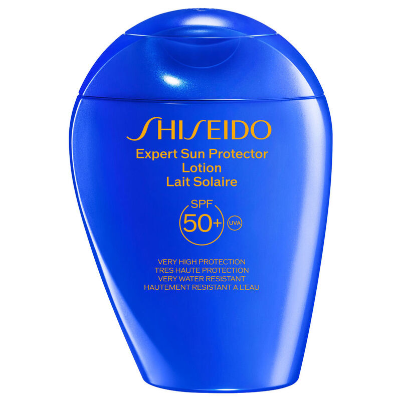 shiseido blue expert sun protector lotion spf50