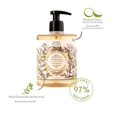 faces essentials verbena liquid marseille soap