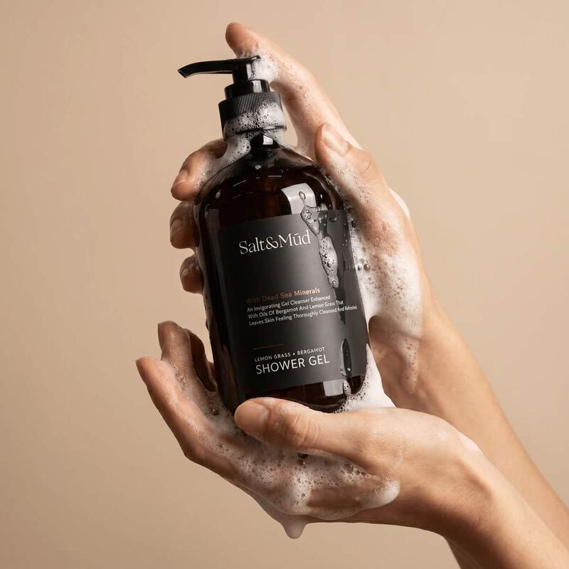salt & mud shower gel with dead sea minerals