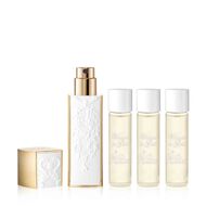 Woman in gold Travel Set faces woman in gold travel set
