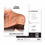 مجموعة وشم قوة الفتاة faces مجموعة وشم قوة الفتاة