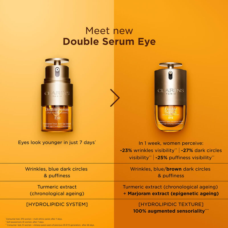 clarins double serum eye