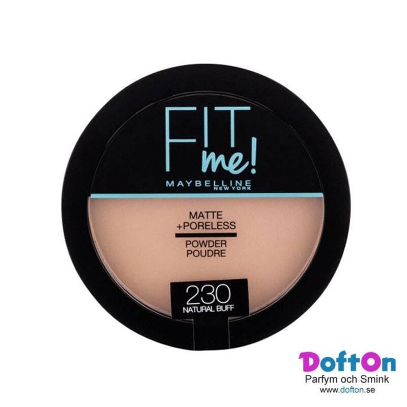 مايبيلين نيويورك بودرة فيت مي غير لامعة وخالية من المسام 230 برتقالي طبيعي
