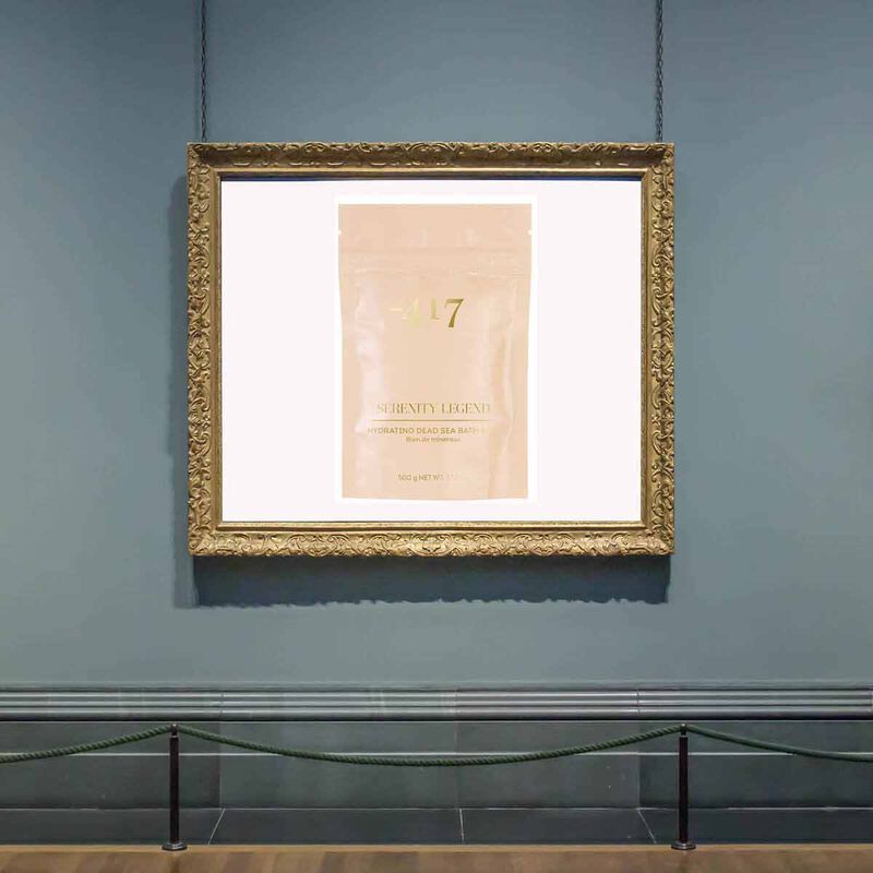 ماينوس 417 ملح حمام البحر الميت للترطيب 500 جرام