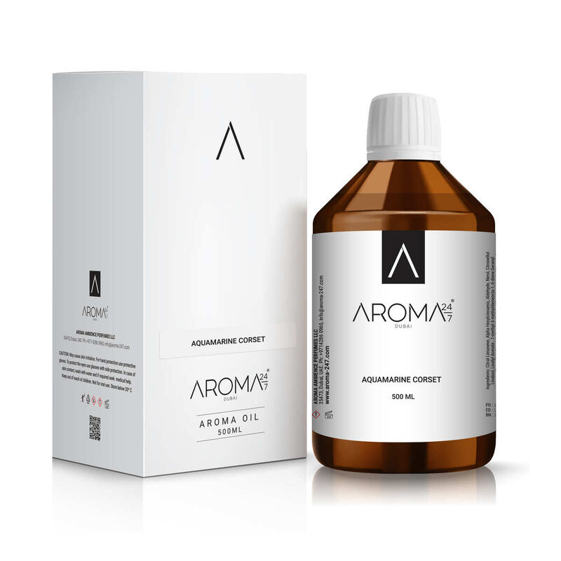 aroma 24/7 oil for scent diffusers aquamarine corset