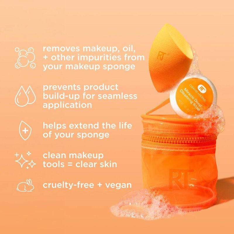 real techniques miracle blend + cleanse set