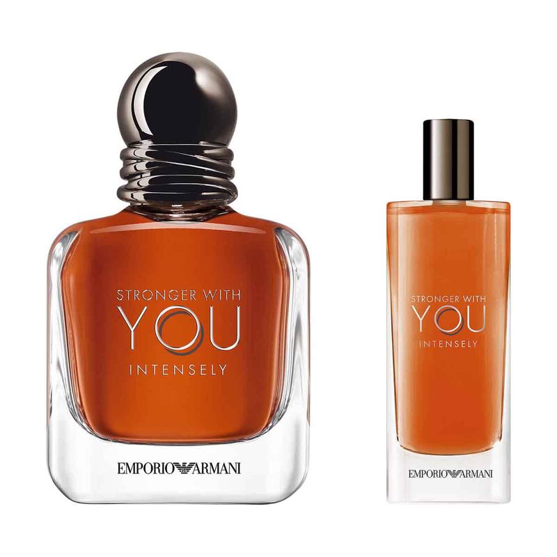 armani beauty stronger with you intensely gift set